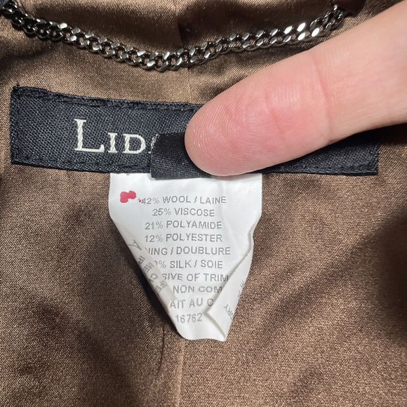 Lida Baday Jacket Womens Size 4 Black Boucle Tweed Full Zip Wool Blend Career - Picture 8 of 11